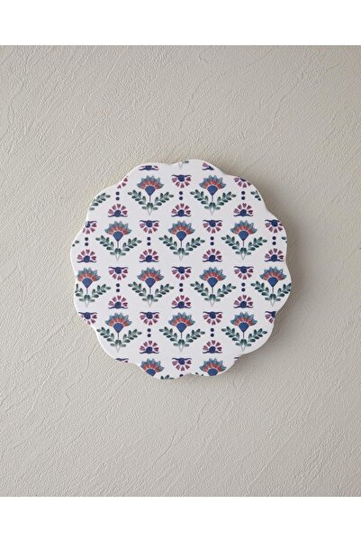 LUXE Home Carnival Time Melamine Trivet 16 cm Blue-White Lxshp 1055529