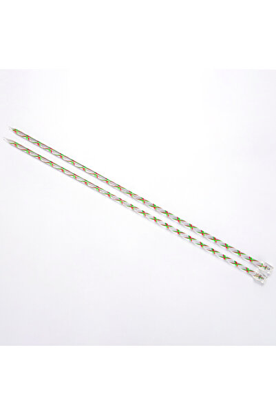 Sultan Πράσινο 35 CM Έγχρωμο Πλαστικό Πλεκτό Σουβλάκι 5 MM