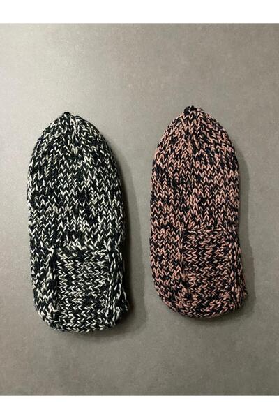MESKSTORE el Örgüsü Yumuşak Sıcak Tutan Patik 38-39