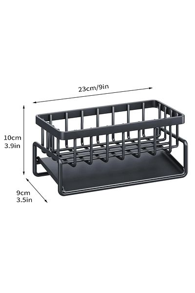 Choice Black Kitchen Sink Drain Rack Organizer Sponge Storage Faucet Holder Soap Drainer Dishcloth Towel Ra