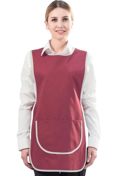Şensel Kadın Önlük, Bordo -94e915- Mutfak, Garson, Restoran
