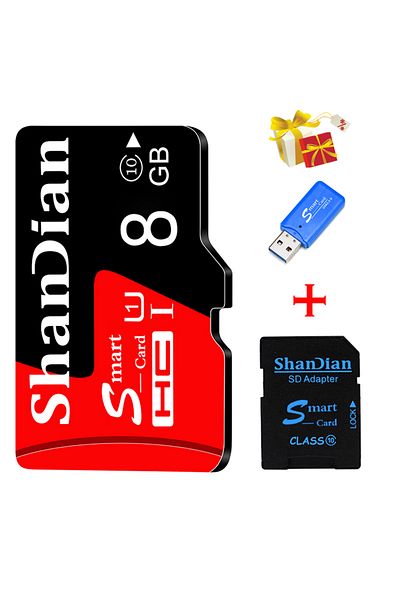 JASTER 8GB Ultra MicroSDXC UHS-I Memory Card C10 Full HD A1 High-speed MicroSDHC C4 MicroSD Card Trans Flas