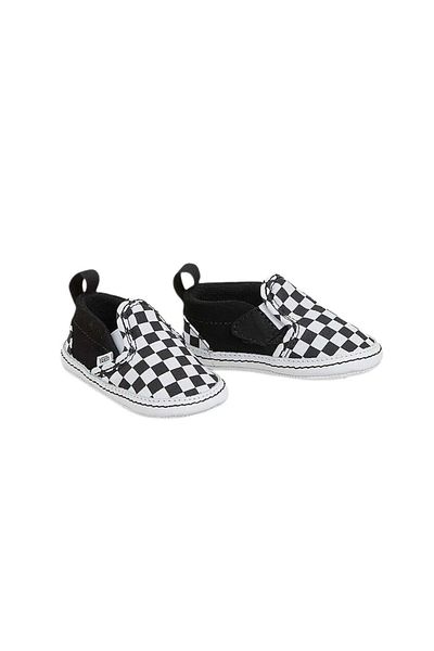 Vans 0-1 AN Pantofi pentru copii, cu carouri, Slip-On V Crib Damali