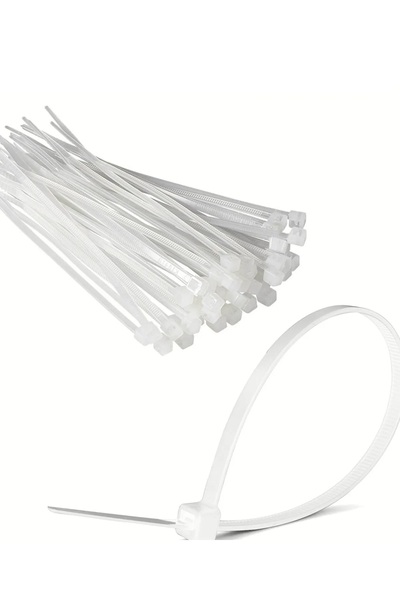 Banyolove Cırt Kelepçe, Kablo Bağı, Plastik Kelepçe 2.5 x 150 Mm, 100 Adet