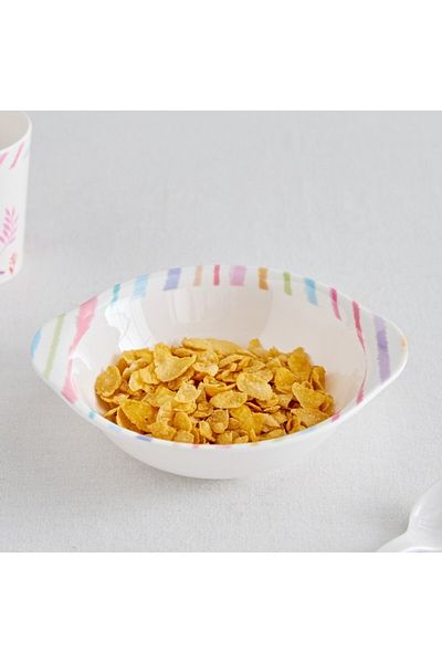 Home Box Ivy Meadows Trinity Melamine Flutter Soup Bowl 340 ml