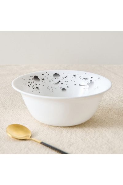 Home Box Splatter Opalware Veg Bowl 13 cm