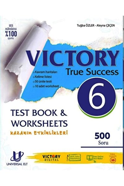 UNIVERSAL ELT 6.sınıf Vıctory True Success Test Book Ve Worksheets