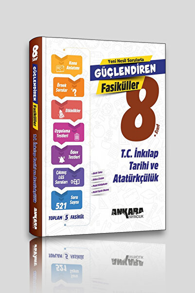 Ankara Yayıncılık 8. Sınıf Ankara Yayıncılık İnkılap Tarihi Güçlendiren Fasik...