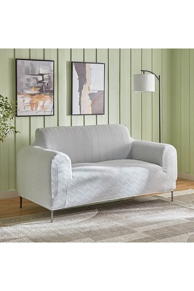 Home Box Comfino 2-Seater Knitted Jacquard Sofa Cover 135-175 cm