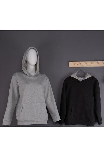 Baveno Baveno Unisex Casual φούτερ με κουκούλα