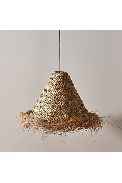 Home Box Belmonte Seagrass Lampshade 41x30 cm