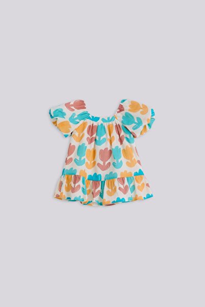GB Baby BG Store Kız Bebek Desenli Elbise