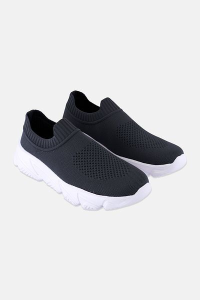 RBX Men Slip On Running Shoes, Dark Grey