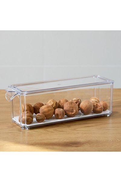 Home Box Sistematico Stackable Fridge Organiser with Drainage Tray 850 ml