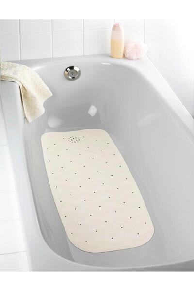 Wenko Μπεζ πέλματα μπάνιου από φυσικό καουτσούκ