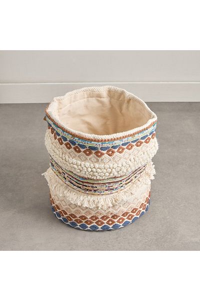 Home Box Noir Premium Cotton Basket 30x30x36 cm
