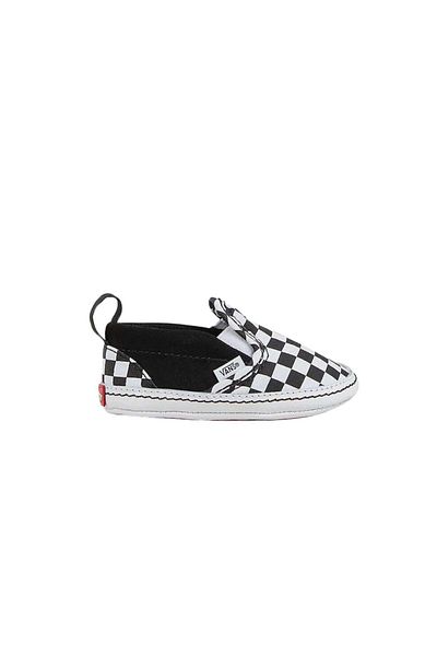 Vans 0-1 AN Pantofi pentru copii, cu carouri, Slip-On V Crib Damali