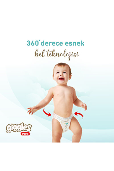 giggles Pants Külotlu Bebek Bezi 6 Numara XLarge 100 Adet