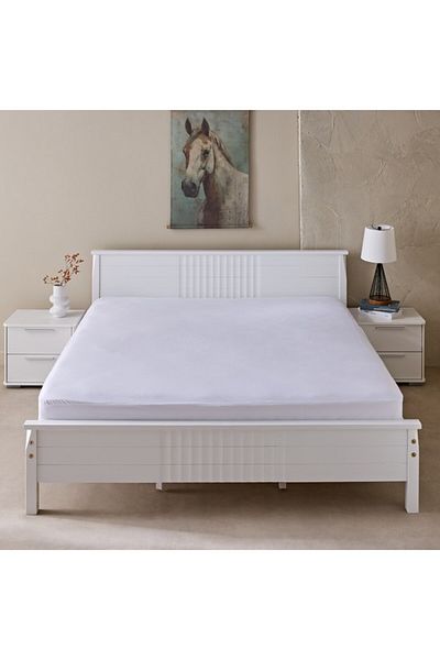 Home Box Atlanta Waterproof King Mattress Protector 180x200+33 cm