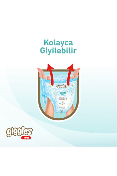 giggles Pants Külotlu Bebek Bezi 5 Numara Junior 72 Adet