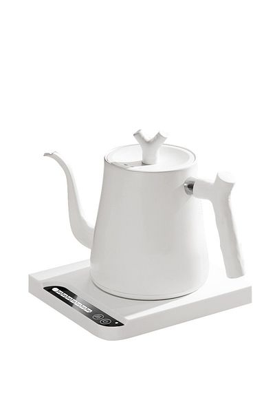Choice غلاية كهربائية EU 200787-white مع وعاء ماء سريع التسخين بقوة 1000 واط مصنوع من الفولاذ المقاوم للصدأ 304