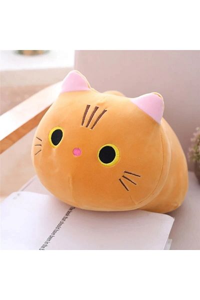 Choice 25cm Orange 25cm Little Size Soft Animal Cartoon Pillow Cute Cat Plush Toy Stuffed Lovely Kids Birth