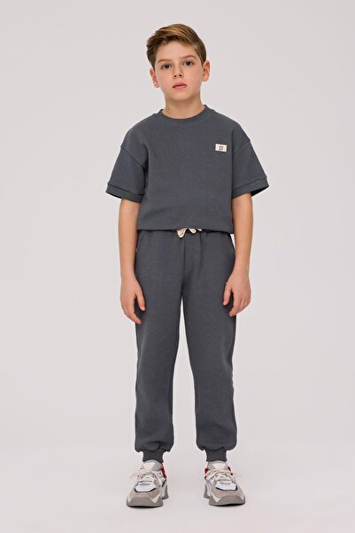 Nebbati Basic Ανθρακί Φούτερ για αγόρι