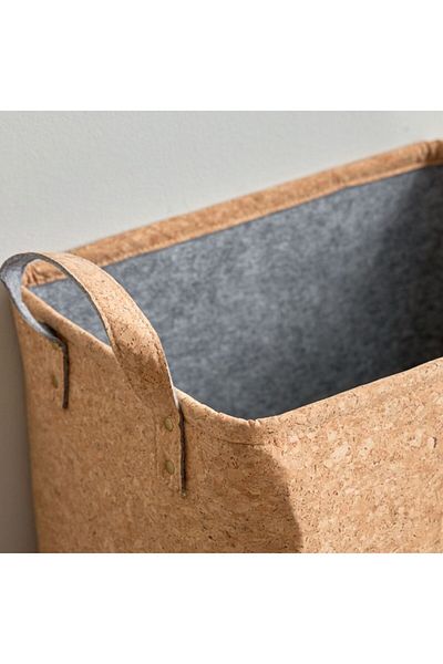 Home Box Eden 3-Piece Felt Cork Basket Set