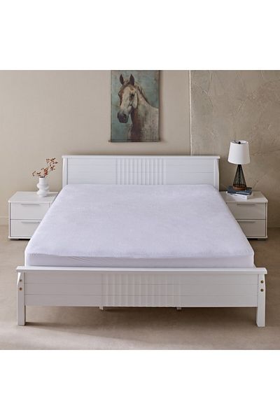 Home Box Terry Waterproof King Mattress Protector 180X200+33 cm