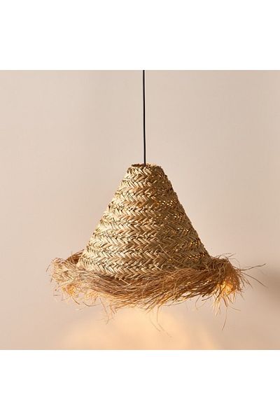 Home Box Belmonte Seagrass Lampshade 41x30 cm