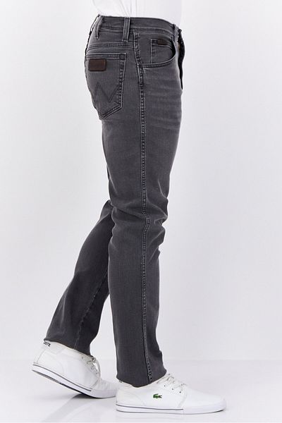 WRANGLER Men Slim Fit Washed Stretchable Jeans, Light Grey