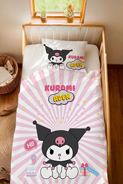 Homamia İsme Özel %100 Pamuk 100x200 Montessori Nevresim Takımı Kurami