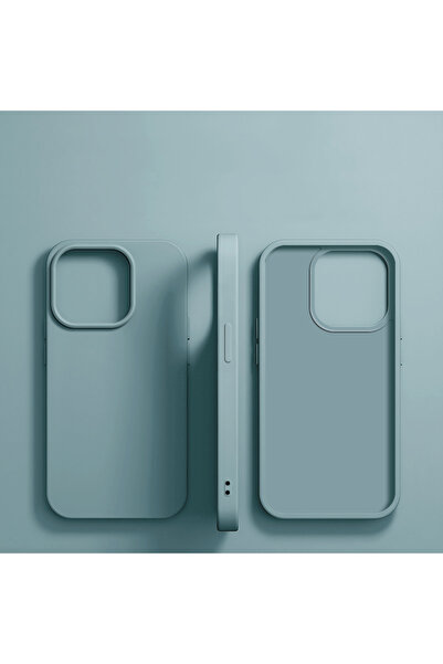 Choice67 for iphone11ProMax(6.5") Light Blue Luxury Liquid Silicone Phone Cas...