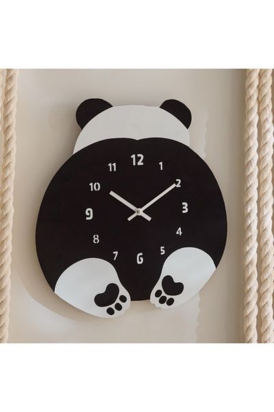 Home Box Forresta Panda Wall Clock 35x40 cm
