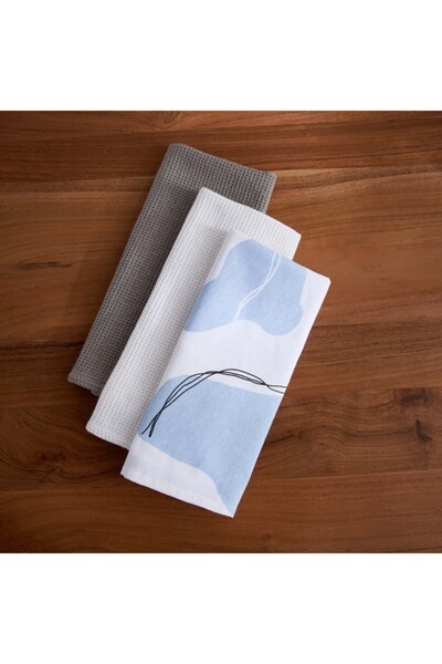 Home Box Snazzy Astrix 3-Piece Kitchen Towel Set 40x60 cm