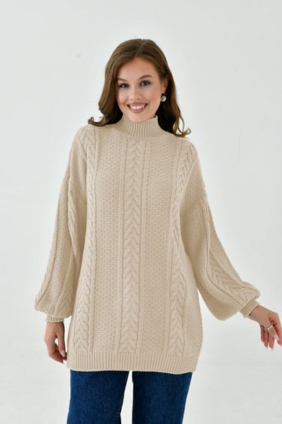 NİSUM MODA Nopen Sweater with Hair Knitting