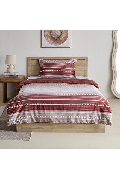 Home Box Mia Sofia 2-Piece Printed Microfibre Single Duvet Cover Set 135x200 cm