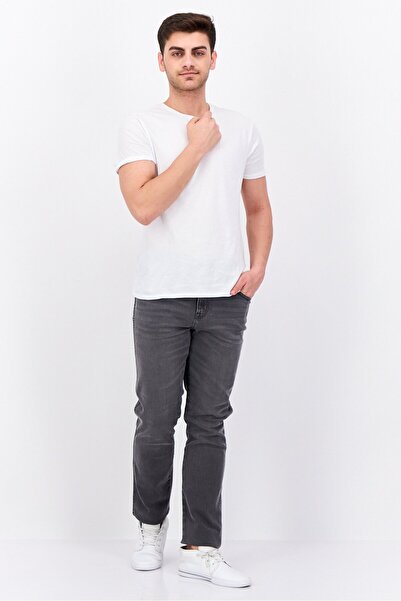 WRANGLER Men Slim Fit Washed Stretchable Jeans, Light Grey