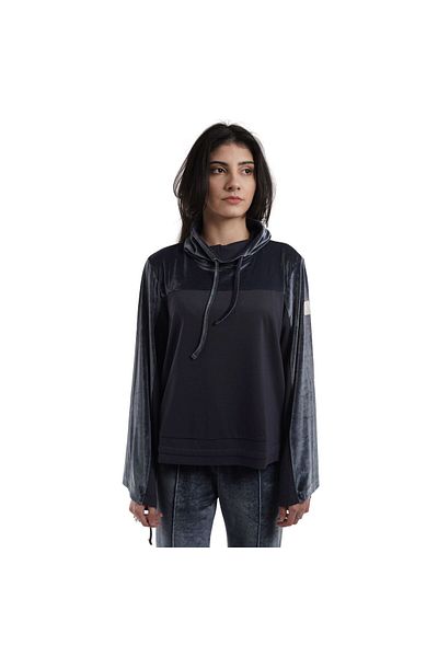EA7 Emporio Armani EMPORIO ARMANI EA7 women's TRAIN ATHLETIC VELOUR W T-TOP CN - 6LTM32TJDWZ01543