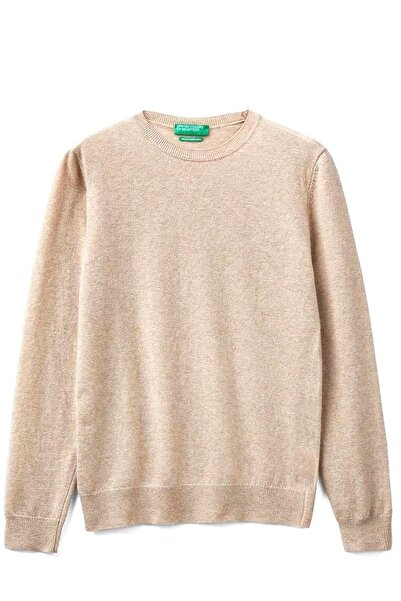 United Colors of Benetton Πουλόβερ με λαιμόκοψη Merino