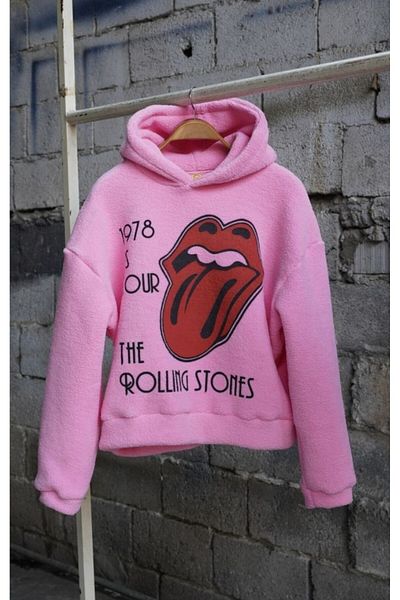 Overdrive Το φούτερ Rolling Stone Pink Fleece