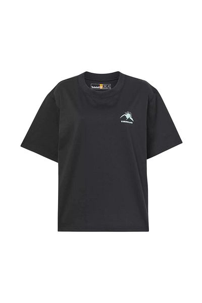 Timberland Tricou negru cu mânecă scurtă Hike Life Graphic pentru femei