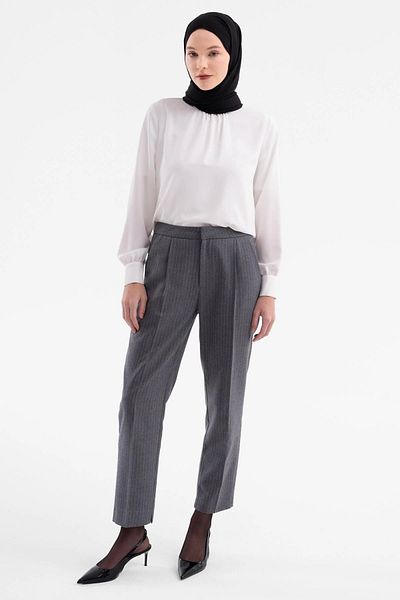 Tuğba Women / Girls Gray Trousers (Model Code: 232Pa3036Tb.01)