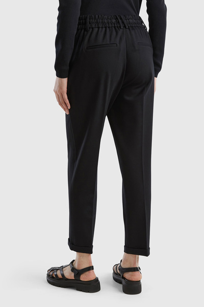 United Colors of Benetton Women / Girls Black Trousers (Model Code: 4Dı4Df00J)