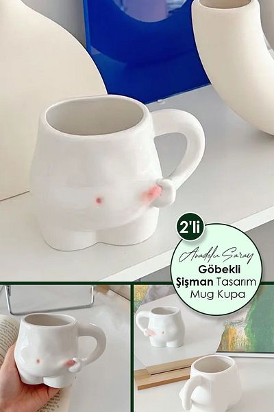 Anadolu Saray اليدوية السيراميك السمين السمين تصميم اليدوية القدح القدح كأس تصميم القدح القدح كوب