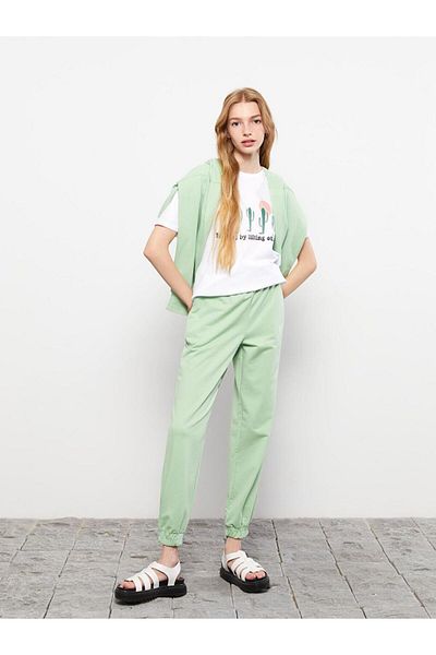 LC Waikiki Pantaloni de sport pentru jogger pentru femei cu talie elastică (S2)