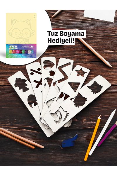 Artikel Montessori Children's Set - Hand Muscle Development, Line and Number Figure Study Mdf