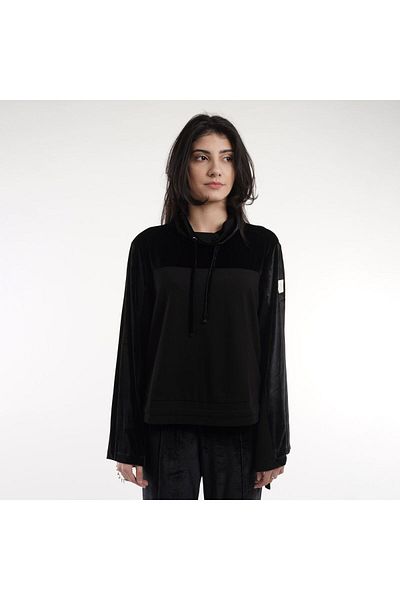 EA7 Emporio Armani Bluza EMPORIO ARMANI EA7 pentru femei TRAIN ATHLETIC VELOUR W T-TOP CN - 6LTM32TJDWZ01200