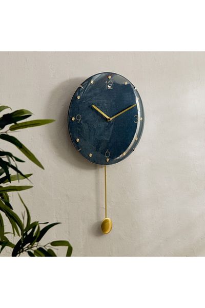 Home Box ساعة حائط بندولية من ميدو 30×4×53 سم