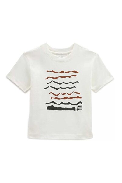 Vans Tricou Textured Waves Ss Boxy Tee Crem